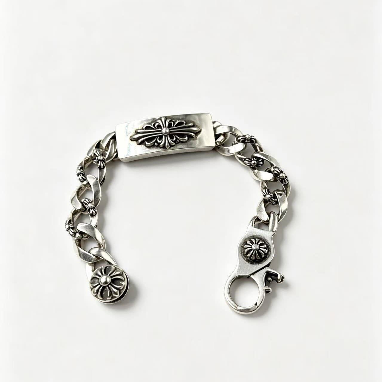 Chrome Hearts Silver Filigree Bracelet